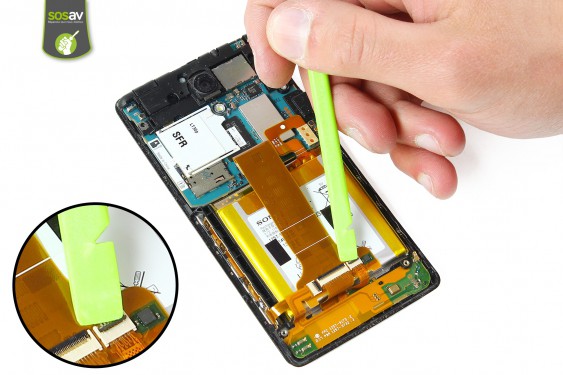 Guide photos remplacement haut-parleur interne Xperia T (Etape 10 - image 4)