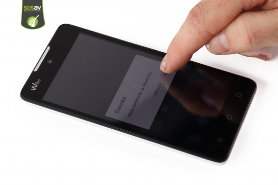 Guide photos remplacement nappe power & volume Wiko Rainbow Lite 4G  (Etape 1 - image 3)