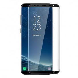 Film en verre trempé incurvé 3D Samsung S8 Accessoires Galaxy S8 - SOSav.fr
