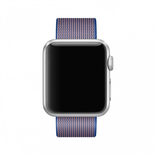 Bracelet Nylon Tressé Bleu Roi Apple Watch 40mm & 38mm MacManiack Accessoires - SOSav.fr