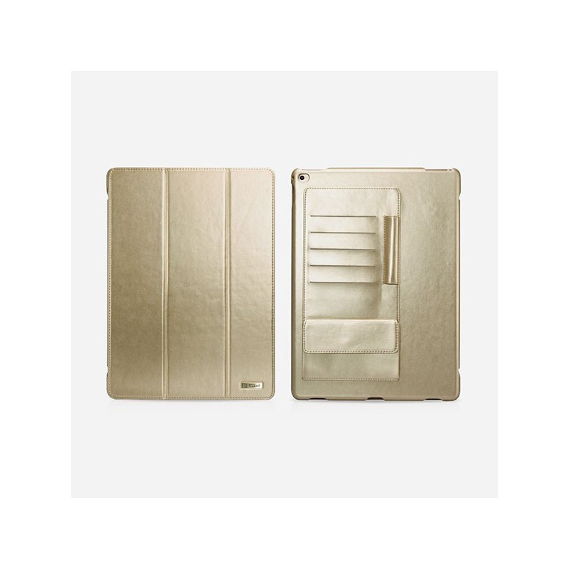 Etui Business en cuir or multi-cartes Icarer pour iPad Pro 12,9" (2015) Accessoires iPad Pro 12,9" - SOSav.fr