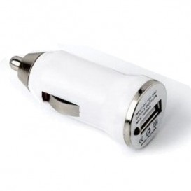 SOSav - Chargeur USB allume-cigare BLANC (CE)