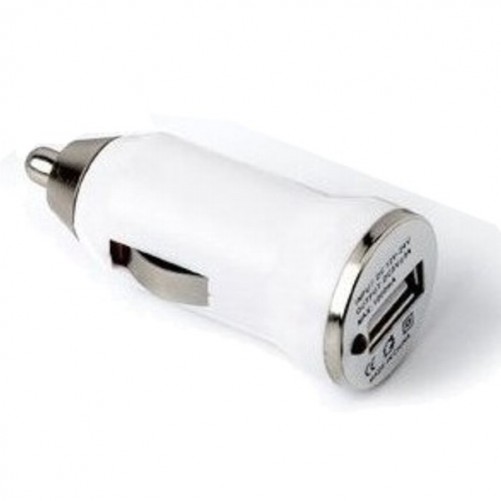 SOSav - Chargeur USB allume-cigare BLANC (CE)