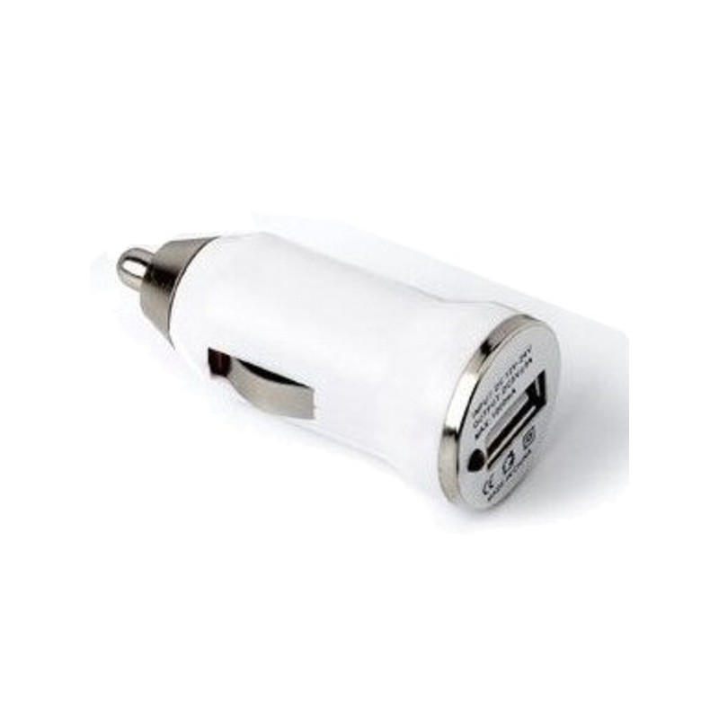 SOSav - Chargeur USB allume-cigare BLANC (CE)