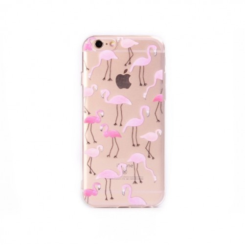 Coque TPU Flamant Rose iPhone 6 6S Coques / Housses - SOSav.fr
