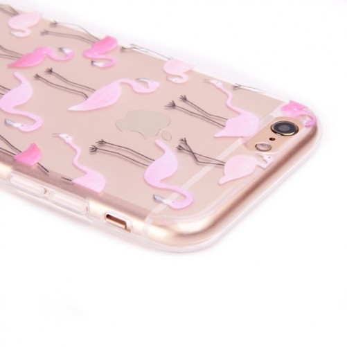 Coque TPU Flamant Rose iPhone 6 6S Coques / Housses - SOSav.fr