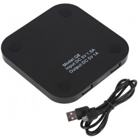 Chargeur induction sans fil carré QI iPhone - SOSav.fr