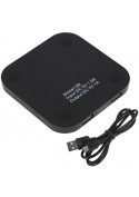 Chargeur induction sans fil carré QI iPhone - SOSav.fr