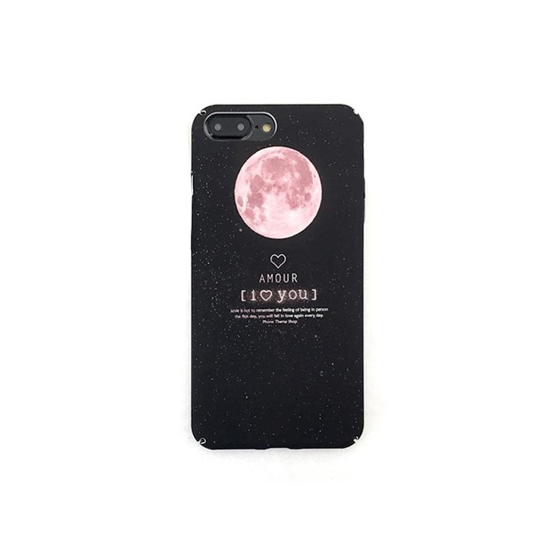 Coque rigide Soft Touch Lune rose iPhone 6 Plus / iPhone 6S Plus Coques / Housses - SOSav.fr
