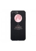 Coque rigide Soft Touch Lune rose iPhone 7 Plus / iPhone 8 Plus Accessoires iPhone 7 Plus - SOSav.fr