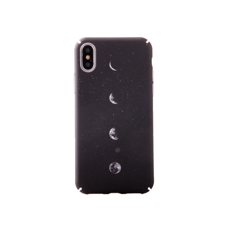 Coque rigide Soft Touch Lune iPhone X Xs Accessoires iPhone X - SOSav.fr