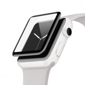 Film protection avant 3D full en verre trempé Apple Watch 38mm MacManiack Accessoires - SOSav.fr