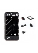 chassis et contour métallique bezel NOIR BRILLANT iPhone 4 Pièces détachées iPhone 5S - SOSav.fr