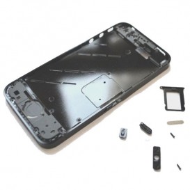 chassis et contour métallique bezel NOIR BRILLANT iPhone 4 Pièces détachées iPhone 5S - SOSav.fr
