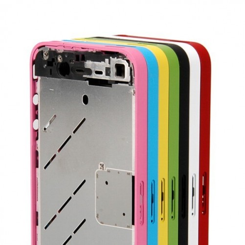 chassis et contour métallique bezel NOIR BRILLANT iPhone 4 Pièces détachées iPhone 5S - SOSav.fr