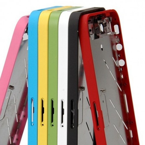 chassis et contour métallique bezel NOIR BRILLANT iPhone 4 Pièces détachées iPhone 5S - SOSav.fr