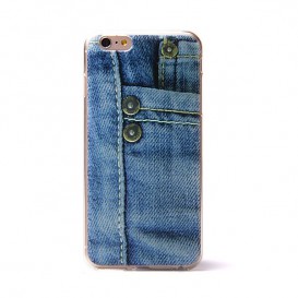 Coque souple TPU Pression Jeans iPhone 6 Plus Coques / Housses - SOSav.fr