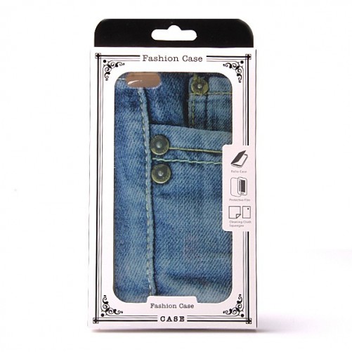 Coque souple TPU Pression Jeans iPhone 6 Plus Coques / Housses - SOSav.fr