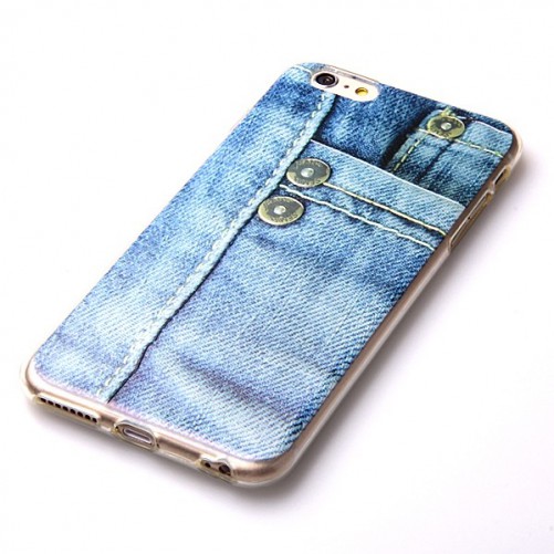 Coque souple TPU Pression Jeans iPhone 6 Plus Coques / Housses - SOSav.fr