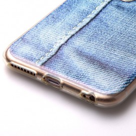 Coque souple TPU Pression Jeans iPhone 6 Plus Coques / Housses - SOSav.fr