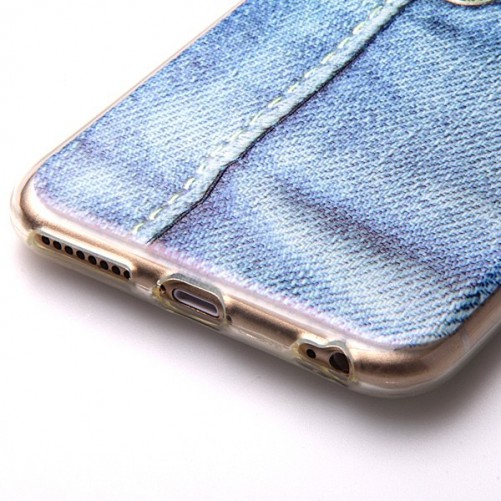 Coque souple TPU Pression Jeans iPhone 6 Plus Coques / Housses - SOSav.fr