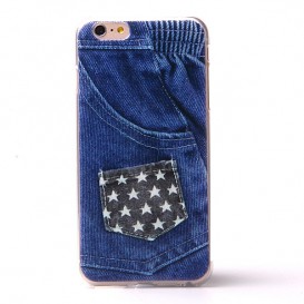 Coque souple TPU Poche American Jeans iPhone 6 Plus iPhone - SOSav.fr