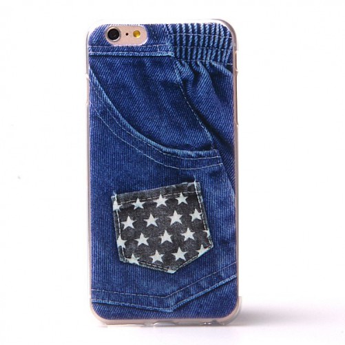 Coque souple TPU Poche American Jeans iPhone 6 Plus iPhone - SOSav.fr