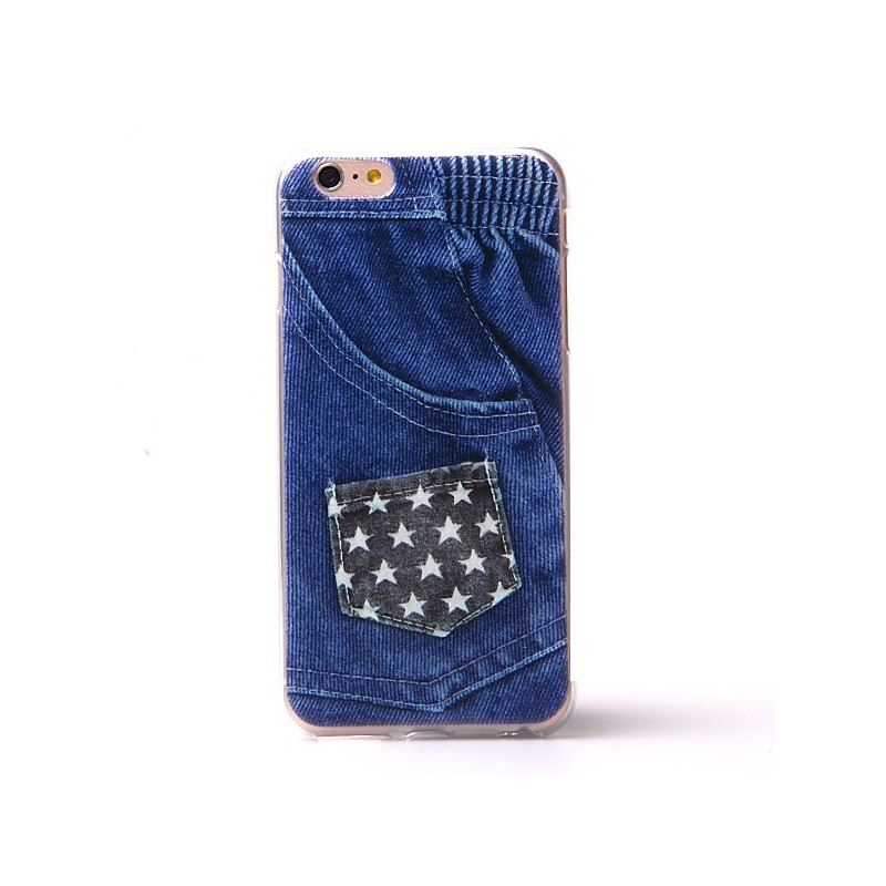 Coque souple TPU Poche American Jeans iPhone 6 Plus iPhone - SOSav.fr