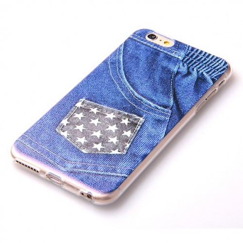 Coque souple TPU Poche American Jeans iPhone 6 Plus iPhone - SOSav.fr