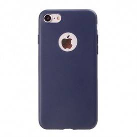 Coque Silicone iPhone 7 Plus / iPhone 8 Plus - Bleu nuit MacManiack Accessoires - SOSav.fr