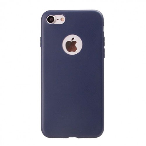 Coque Silicone iPhone 7 Plus / iPhone 8 Plus - Bleu nuit MacManiack Accessoires - SOSav.fr
