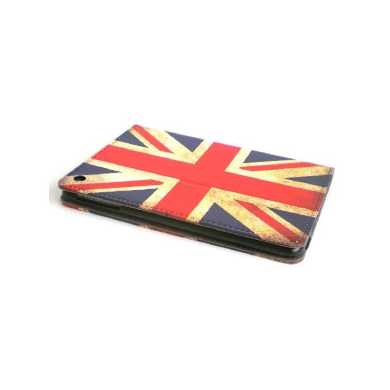 Housse iPad Mini drapeau UK anglais vintage MacManiack non trie - SOSav.fr