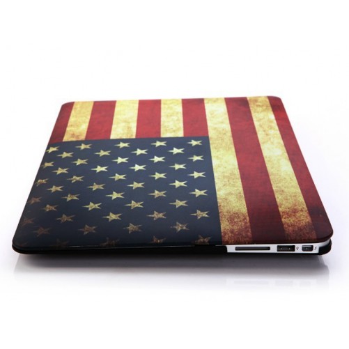 Coque drapeau américain vintage MacBook Air 13" Accessoires Mac - SOSav.fr