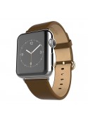 Bracelet cuir brun Hoco pour Apple Watch 38mm MacManiack non trie - SOSav.fr