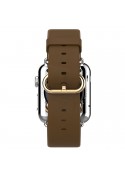 Bracelet cuir brun Hoco pour Apple Watch 38mm MacManiack non trie - SOSav.fr