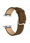 Bracelet cuir brun Hoco pour Apple Watch 38mm MacManiack non trie - SOSav.fr