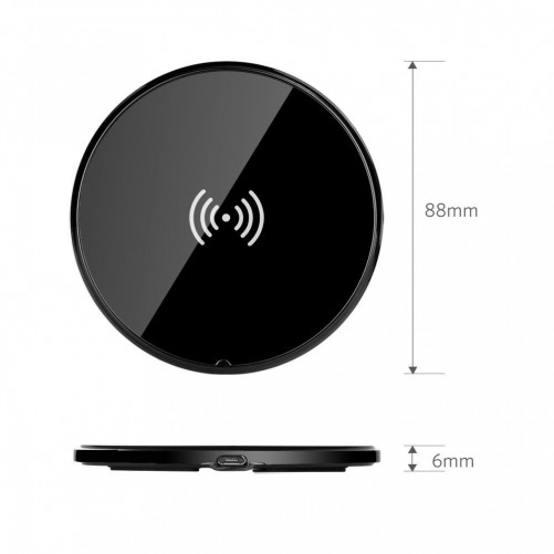 Chargeur sans fil rond pour iPhone 5 5S 5C 6 6 Plus 6S 6S Plus iPhone 5S - SOSav.fr